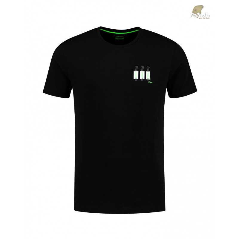 Korda Tričko Korda LE Bobbin Tee Black Čierne