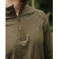 Korda Tričko Kool UPF Zip Jersey Dark Olive