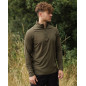 Korda Tričko Kool UPF Zip Jersey Dark Olive