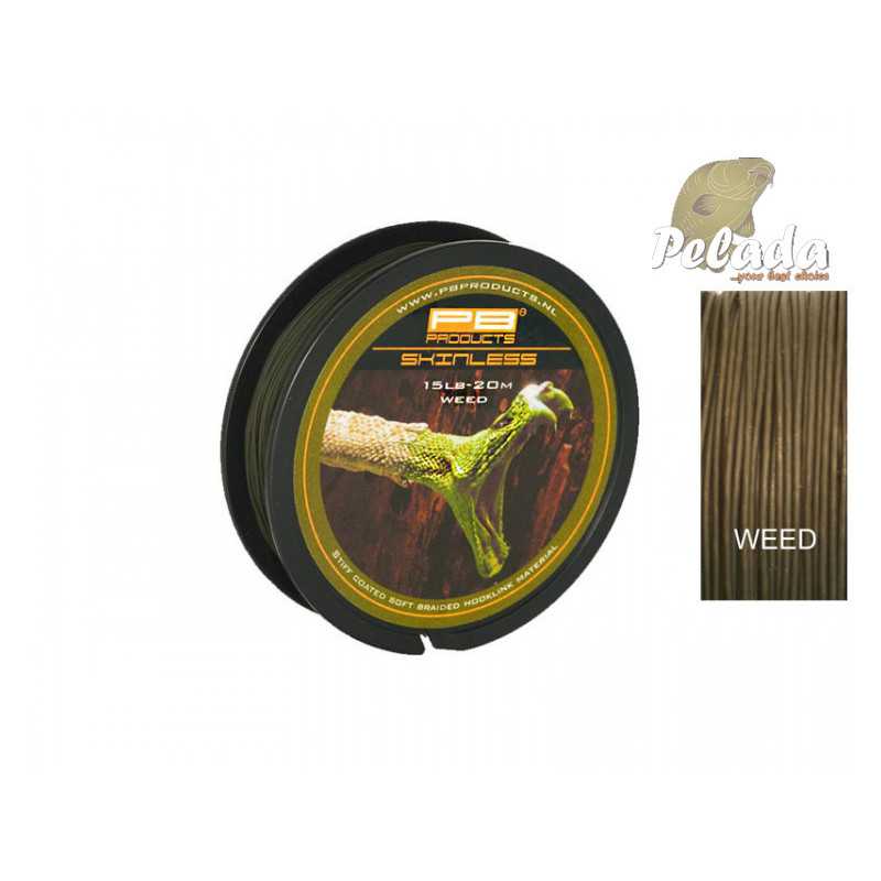 PB Products nadväzcová šnúra Skinless 25lb 20m Weed / Zelená