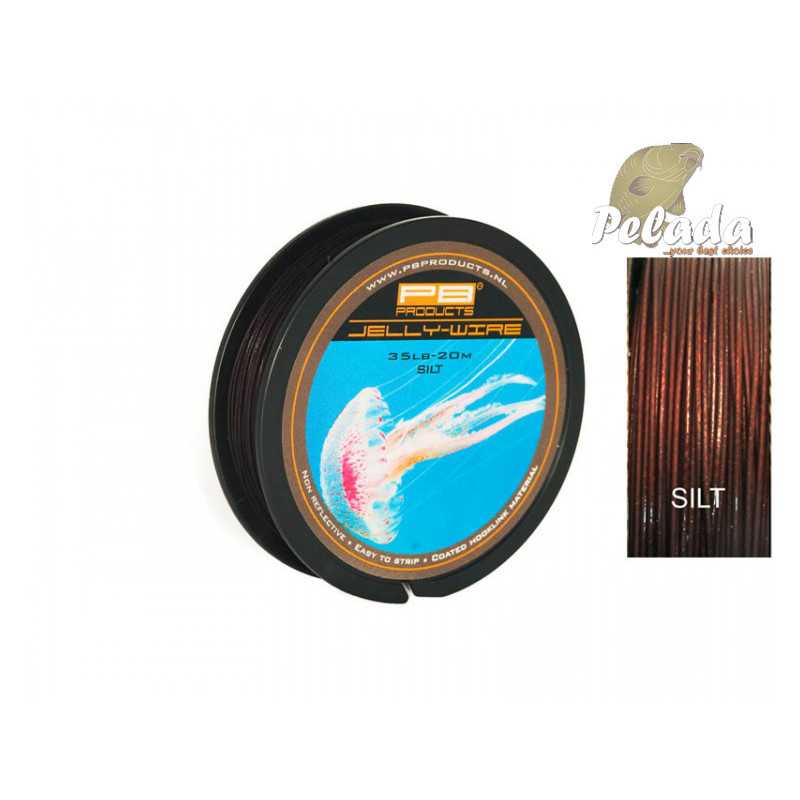 PB Products nadväzcová šnúra Jelly Wire 20m Silt Bahnová