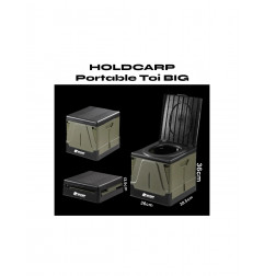 HOLDCARP Prenosná Skladacia Toaleta WC Portable Toi BIG