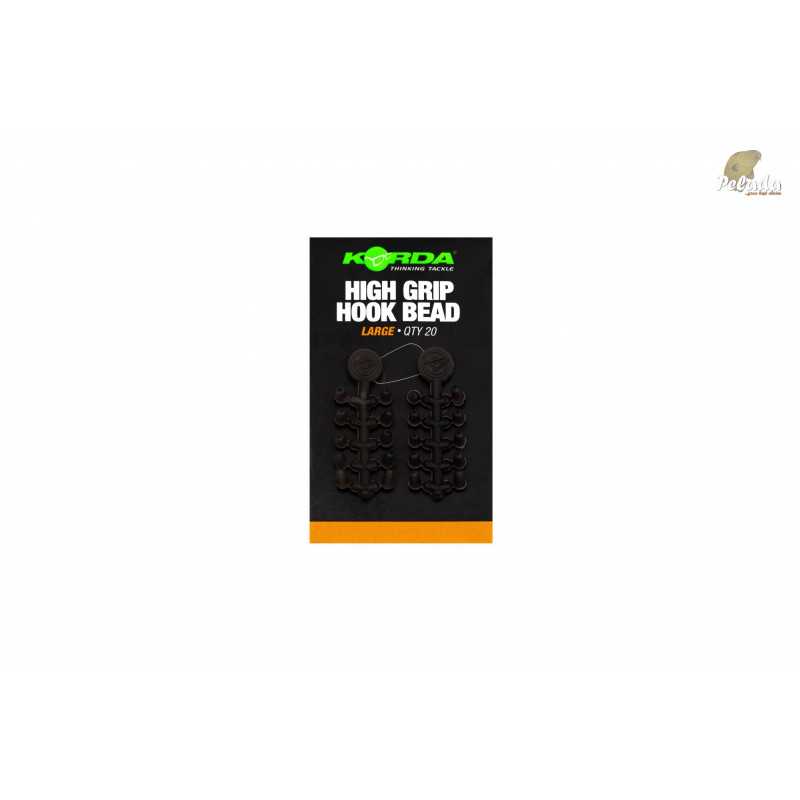 Korda Zarážky High Grip Hook Bead Large 20ks