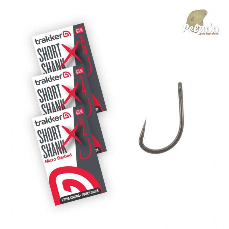 Trakker Háčik Short Shank XS Hooks Micro Barbed s protihrotom 10ks