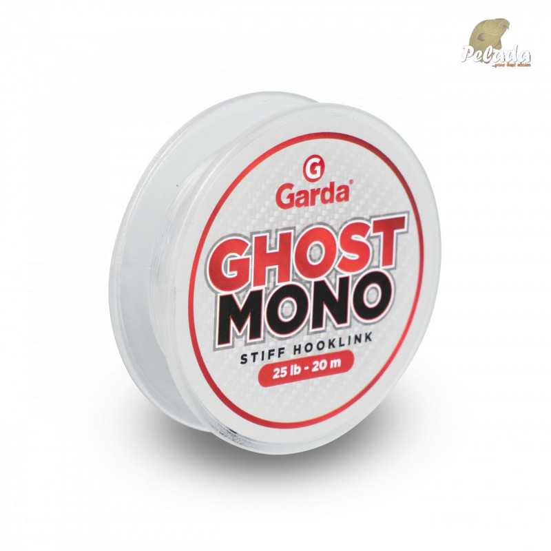 Garda Ghost Mono Stiff Hooklink 20m 30lb