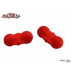 Esox Hrkálka Spartan Plastic red Soundballs 4ks