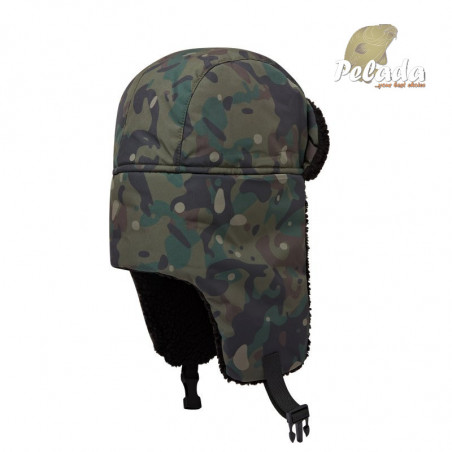 Trakker Kulich Baranica TechPro Camo Trapper Hat