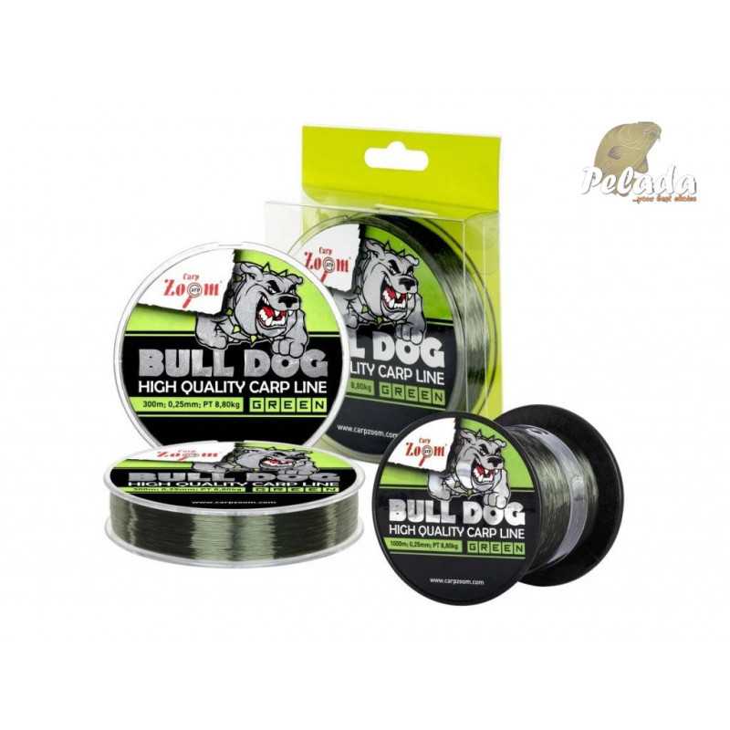 CarpZoom Silon Bull-Dog Carp line Zelený 0,35mm 15,45kg 300m