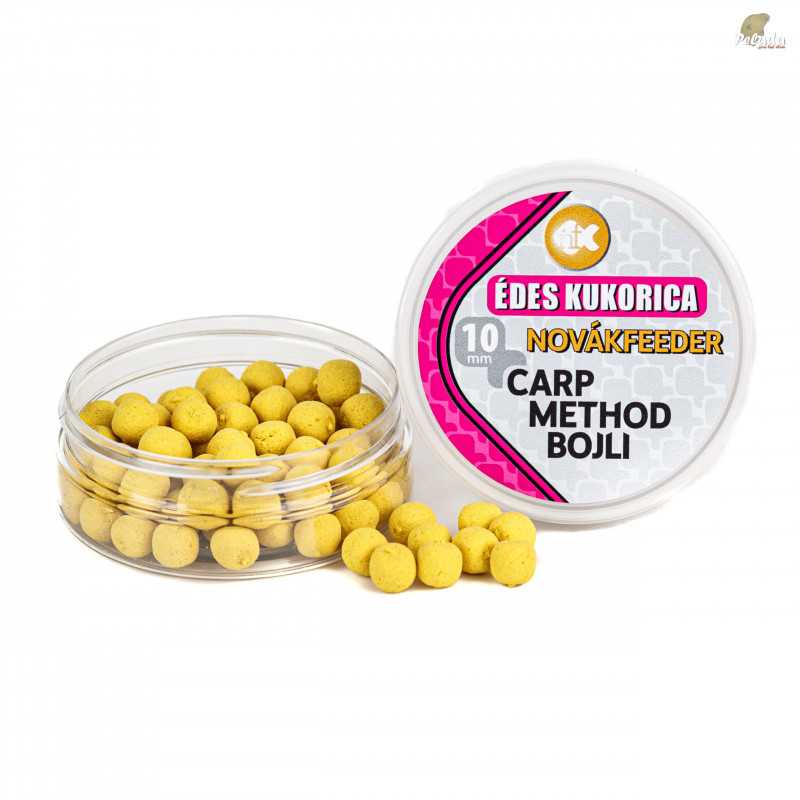 NOVÁKFEEDER Carp Method Boilies 10mm 25g Sladká Kukurica