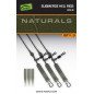 Fox Montáž Naturals Submerge Heli Rigs Leaders 75cm 40lb 3ks