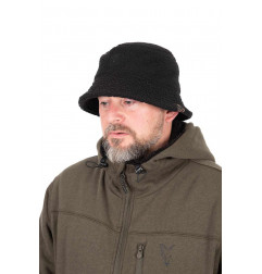 Fox Fleece Klobúk Sherpa Bucket Hat Black