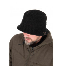 Fox Fleece Klobúk Sherpa Bucket Hat Black