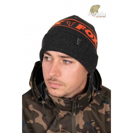 Fox Zimná čiapka Collection Beanie Hat Black & Orange