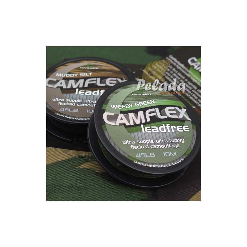 Gardner Bezolovnatá šnúrka Camflex Leadfree 45lb 20,4kg 10m