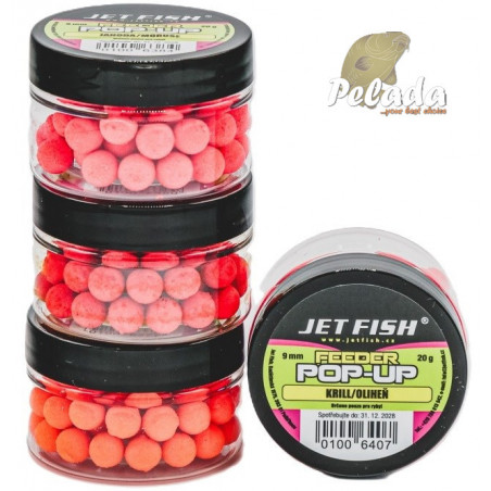 Jet Fish Feeder Mini Pop-Up 9mm 20g - Krill Oliheň