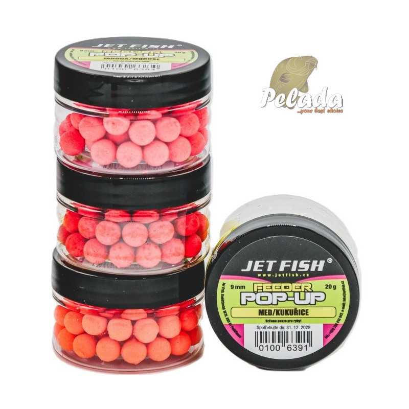 Jet Fish Feeder Mini Pop-Up 9mm 20g - Med Kukurica