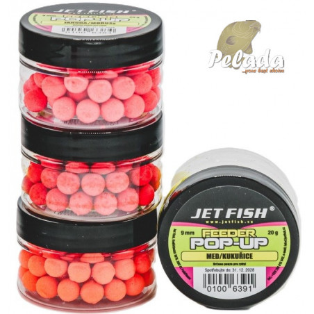 Jet Fish Feeder Mini Pop-Up 9mm 20g - Med Kukurica