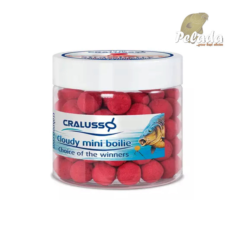 CRALUSSO Cloudy Mini boilies Pop-Up 12mm 40g - Strawberry Jahoda