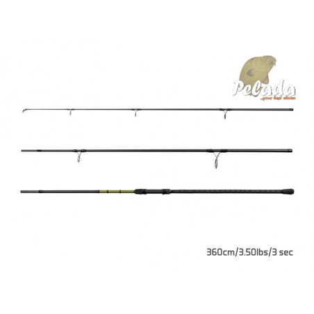 Prút Delphin PARTISAN Carp 360cm 3.50lbs 3-diely