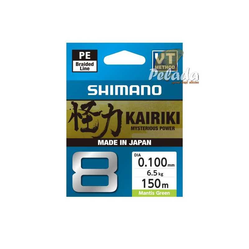 Shimano Pletená Šnúra Kairiki 8 Green Zelená 0,10mm 6,5kg 150m