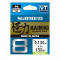 Shimano Pletená Šnúra Kairiki 8 Green Zelená 0,10mm 6,5kg 150m