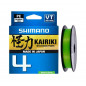 Shimano Pletená Šnúra Kairiki 4 Green Zelená 0,215mm 16,7kg 150m