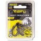 Black Cat Dvojháčik Ghost Double Hook DG Coating 5ks - veľ. 6/0