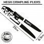 Black Cat Krimpovacie Kliešte Mega Crimping Plier