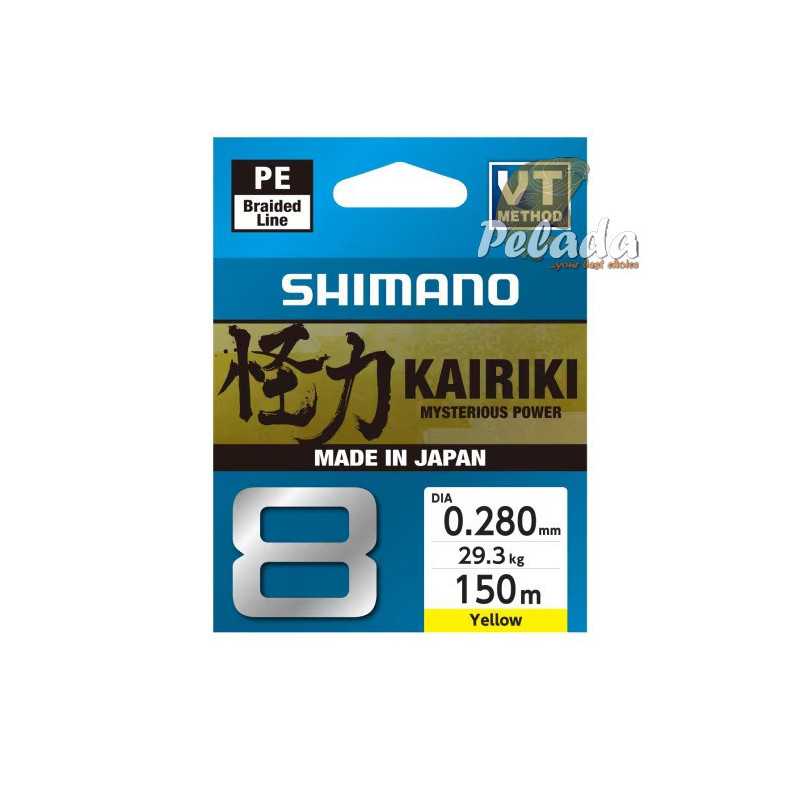 Shimano Pletená Šnúra Kairiki 8 Yellow Žltá 150m