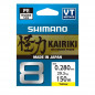 Shimano Pletená Šnúra Kairiki 8 Yellow Žltá 150m