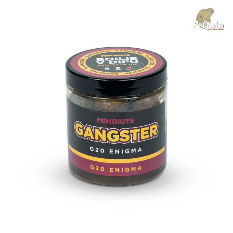 Mikbaits Boilies v Dipe Gangster Enigma G20 250ml