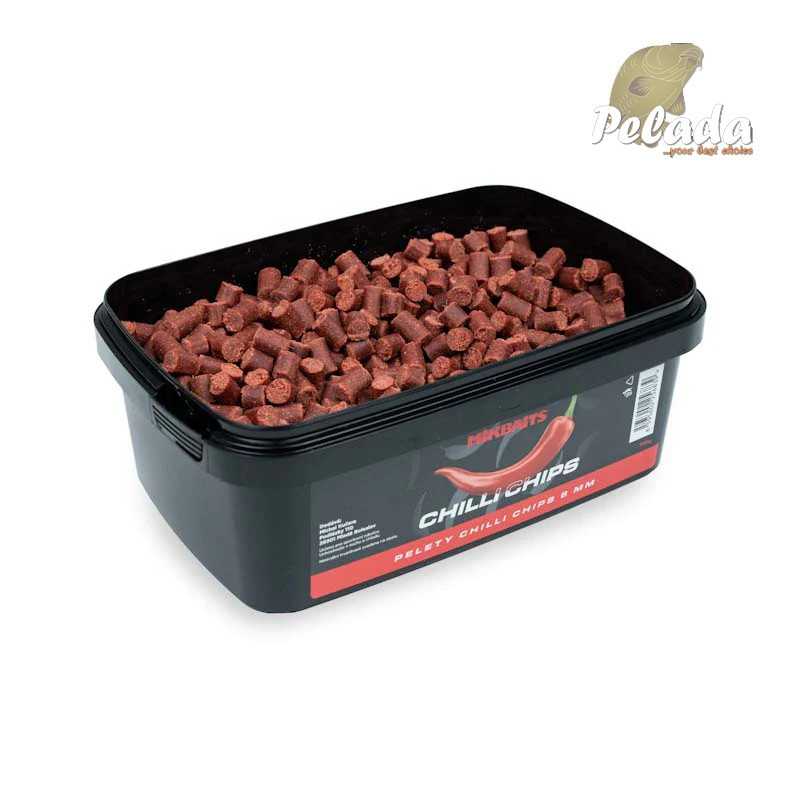 Mikbaits Chilli Chips Pelety - Chilli Chips 700g 6mm