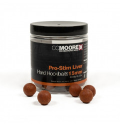 CC Moore Extra Tvrdené Boilies Pro-Stim Liver Hard Hookbaits 15mm 50ks