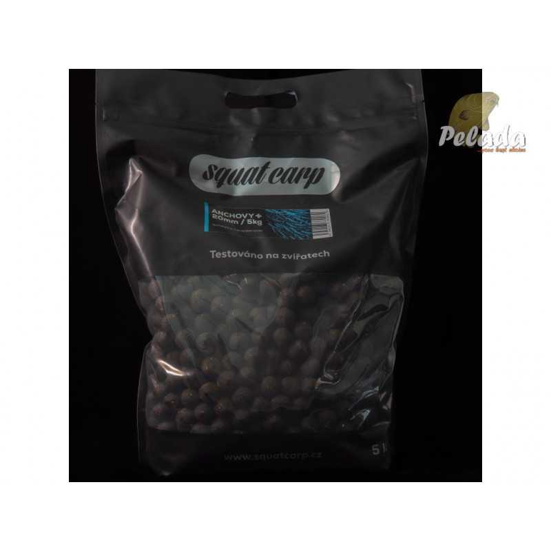 SQUAT Carp Hotové Boilies 5kg - ANCHOVY+
