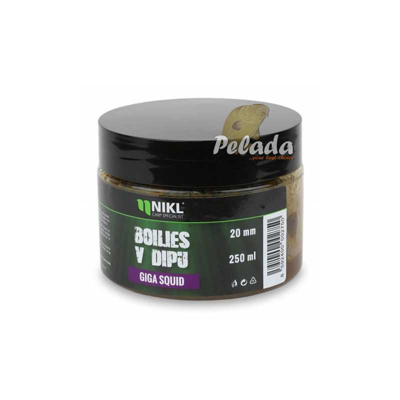 Nikl Boilies v dipe 250g - Giga Squid