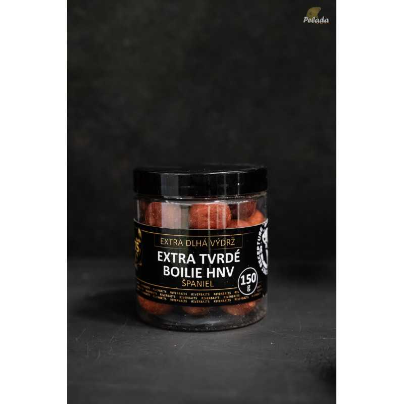 RIVERBAITS Extra Tvrdé Boilies ŠPANIEL 150g