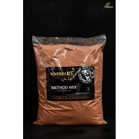 RIVERBAITS Method Mix - Spice Salted Nuts 3kg