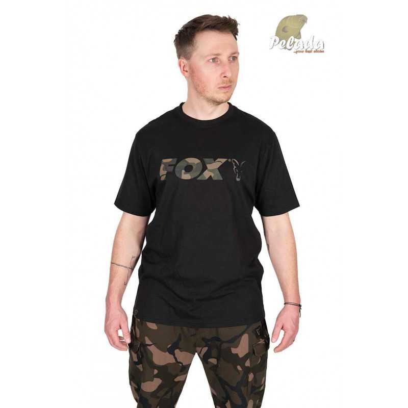 Fox Tričko Black Camo Logo T-Shirt