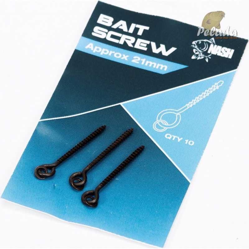 Nash Držiak Nástrah Skrutka Bait Screw 13mm 10ks