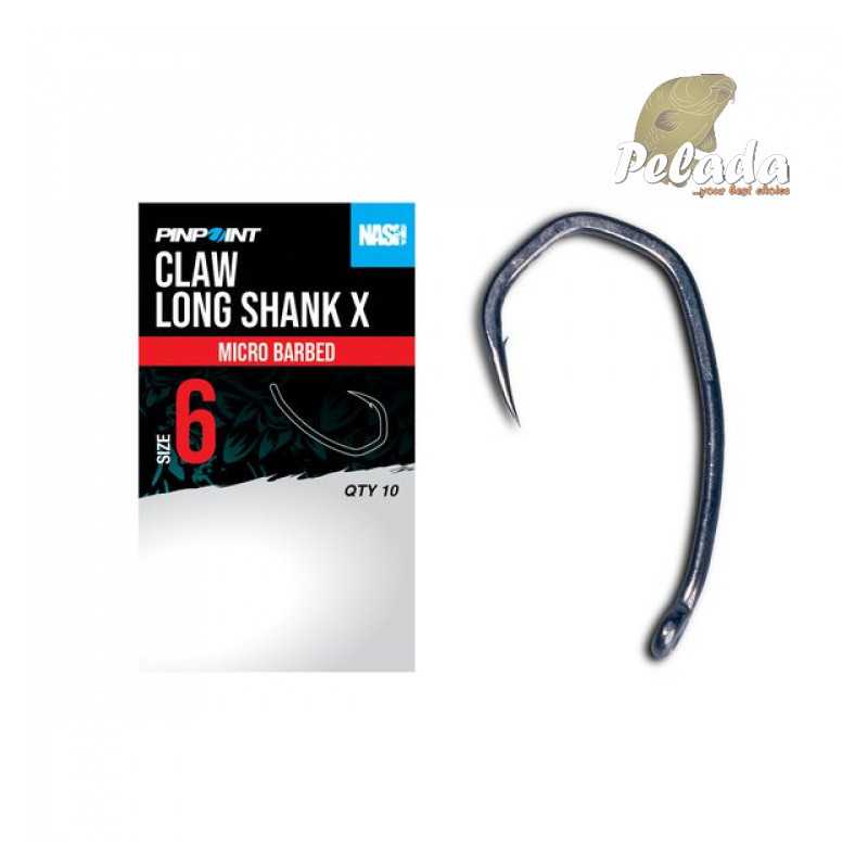 Nash Háčiky Long Shank X Micro Barbed 10ks
