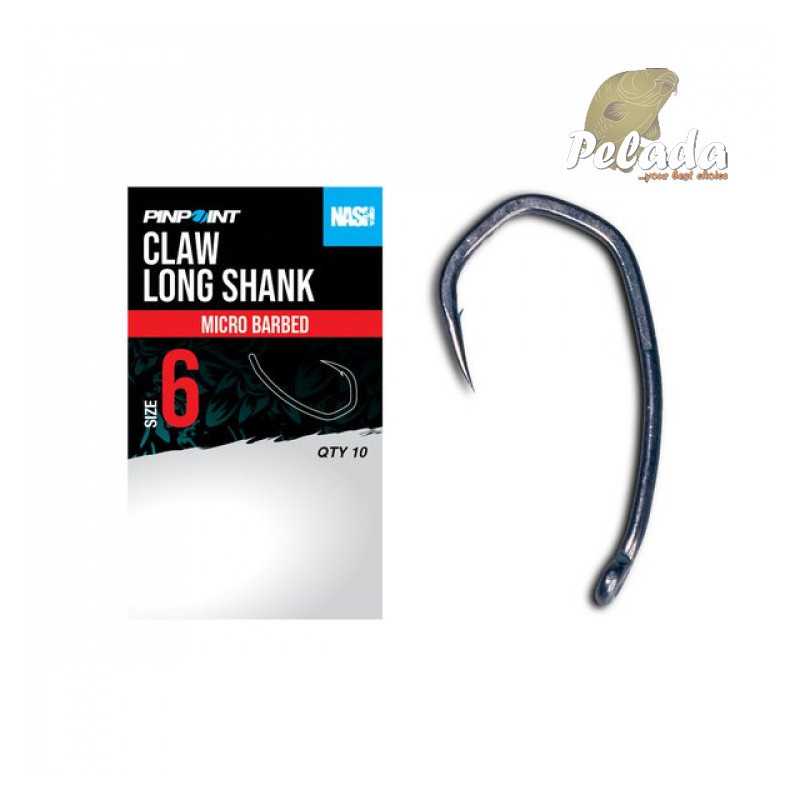 Nash Háčiky Long Shank Micro Barbed 10ks