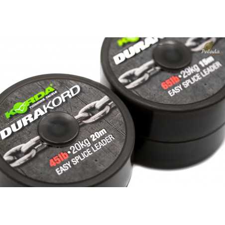 Korda Dura-Kord Dyneema Spliceable Leader 65lb 15m