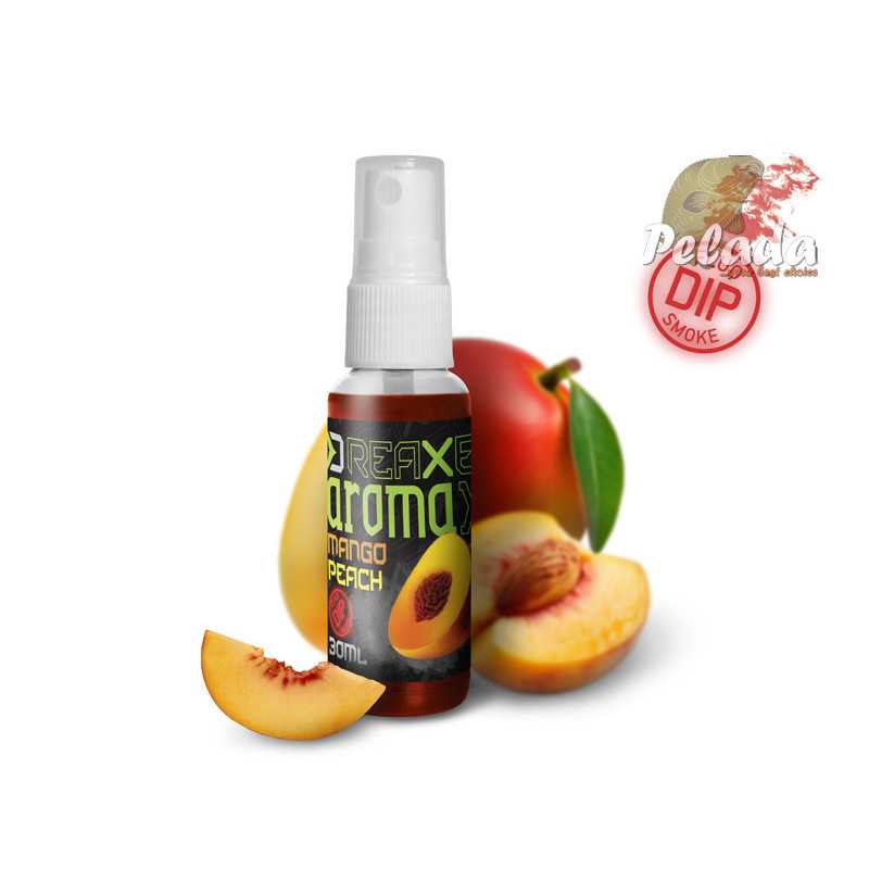 Dipovací sprej Delphin AromaX 30ml Mango-Broskyňa červený
