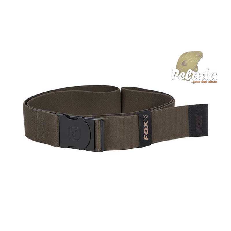 Fox Opasok Elasticated Khaki Belt Std - Standard 101cm
