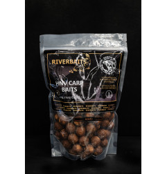 RIVERBAITS HNV Hotové Boilies 1kg - BONITO SQ / Squid Oliheň