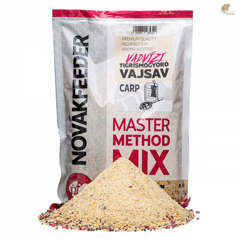 NOVÁKFEEDER Krmivo Master Method Mix 800g - Tigrí Orech & Kyselina Maslová