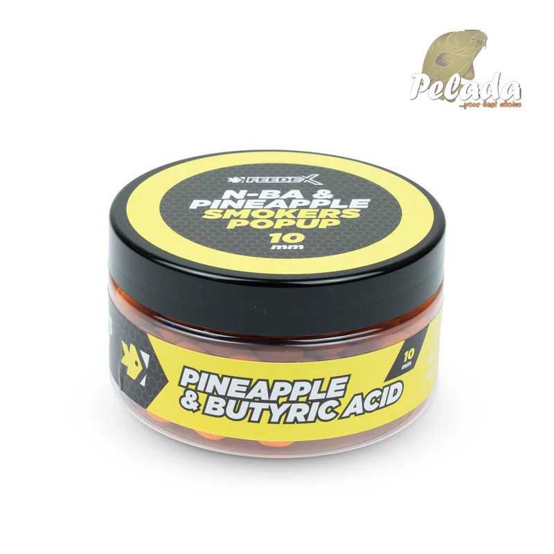 FEEDER EXPERT Smokers Pop-Up 100ml - Butyric Ananás 10mm