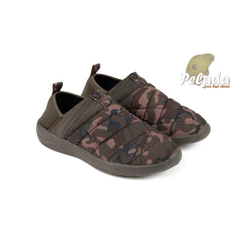 Fox Šľapky Camo / Khaki Bivvy Slipper