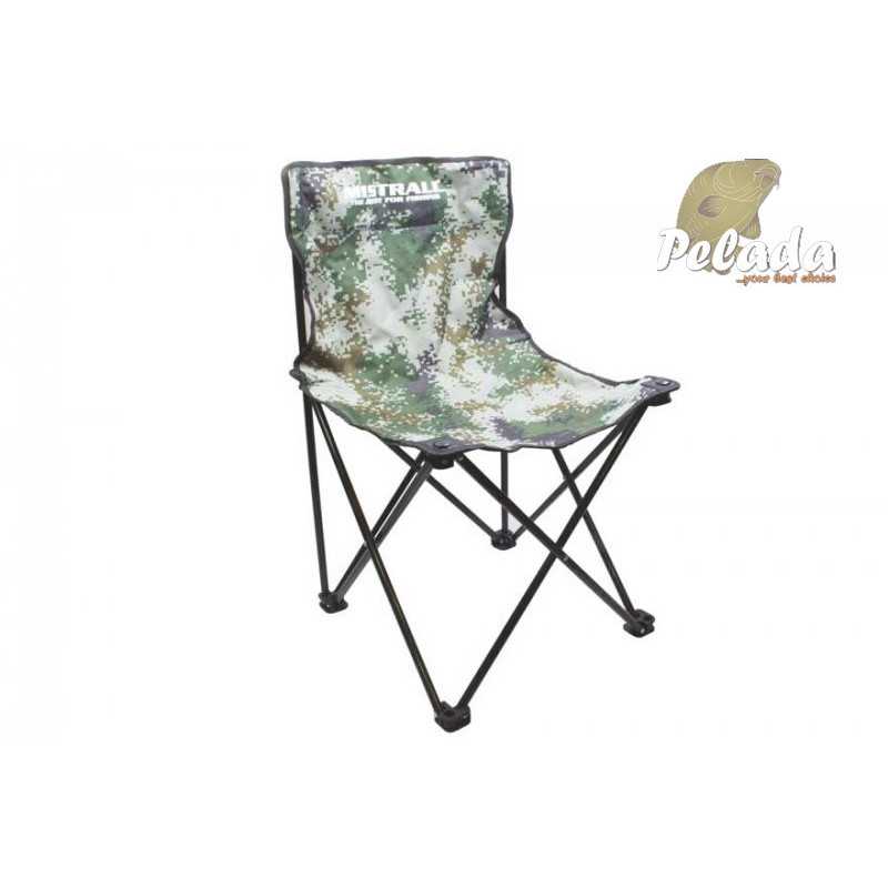 Mistrall camou stolička 45x45x75cm s operadlom