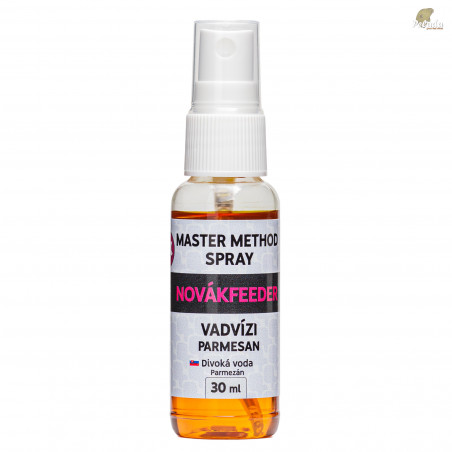 NOVÁKFEEDER Master Method Aroma Spray 30ml - Vadvízi Syr Parmezán